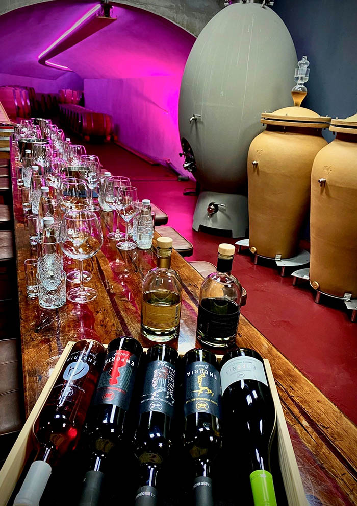 Emporia winery interior