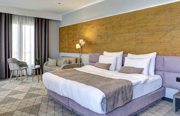 Boutique hotel rooms at Emporia